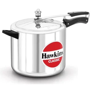 Hawkins Classic Aluminium Pressure Cooker 1.5Ltr, 2Ltre, 3Ltre, 5Ltre, 6.5Ltre, 8Ltre, 10Ltre  | Inner Lid Pressure Cooker | Aluminium Pressure Cooker