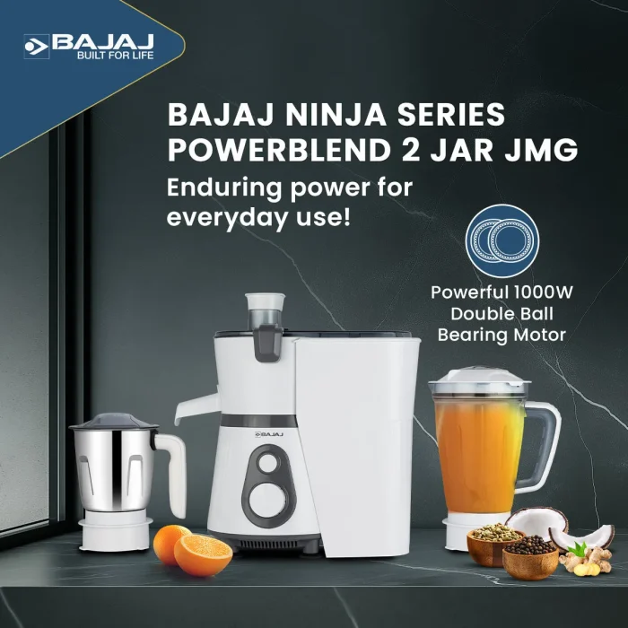 BAJAJ NINJA POWERBLEND 2JAR-2 BAJAJ NINJA POWERBLEND 2JAR-2