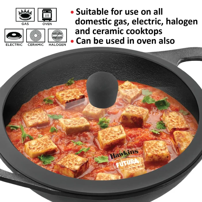 HAWKINS CASTIRON KADAI 2L-9