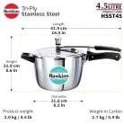 HAWKINS TRIPLY COOKER 4.5-2