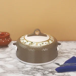 Nayasa Corel 1500ml Stainless Steel Inner Insulated Casserole | Hot Pot | Roti Pot