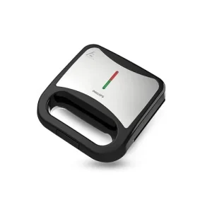 Philips HD3000/80 4-Slice Sandwich Maker | 800W | UHD Plates | Non-Stick Grill | Easy Clean