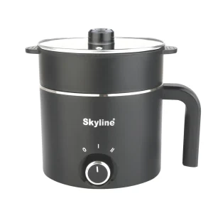 Skyline Multi Kettle 1.5L, 600W – Multi-Purpose Cooker, Steamer & Egg Boiler with Temperature Control ( VTL9091) Multi Kettle with Steamer & Egg Attachment
