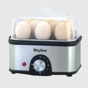 Skyline 500W Stainless Steel Electric Egg Boiler, Quick & Easy Perfect Eggs Every Time (VTL6262)