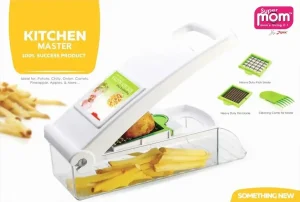 Super Mom Kitchen Master Vegetable & Fruit Chopper with 2 Blade ( Manual Vegetable Chopper)