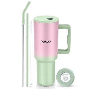 Pexpo Stanzy – Insulated Stainless Steel Tumbler with Handle ( Hot & Cold Water Bottle) Vacuum Steel Insulated Water Tumbler